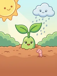 『씩씩한 씨앗 콩이』 표지